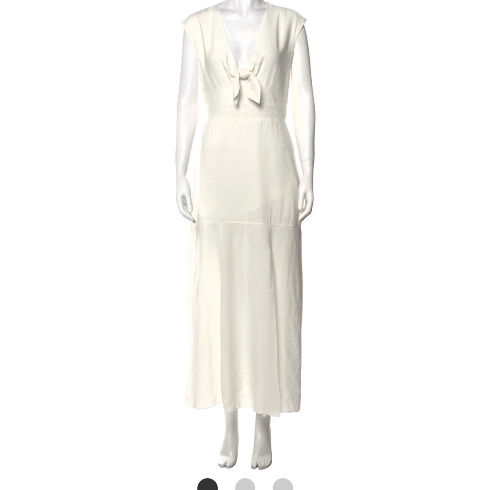 Intermix white linen dress